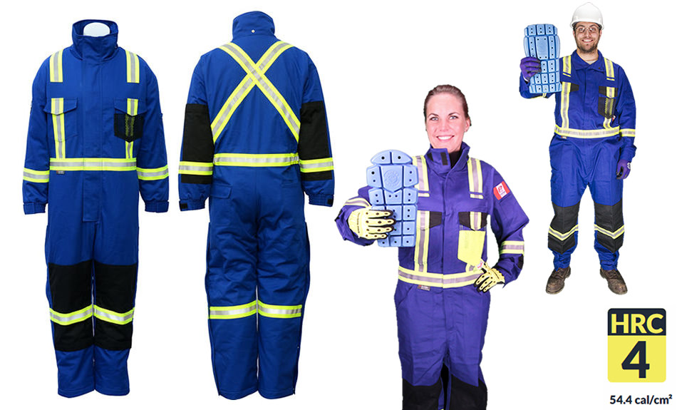 Armour Ready Insulated Coverall 14 oz - Royal Blue